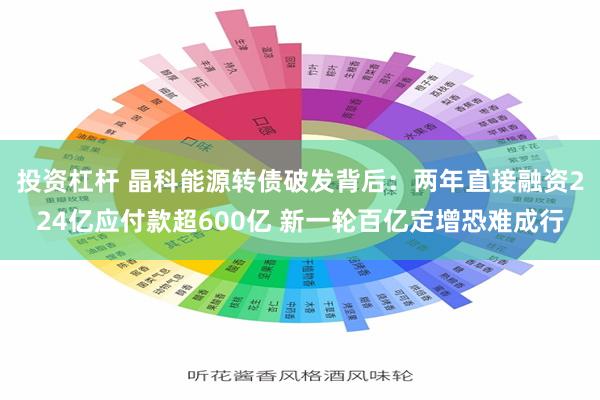 投资杠杆 晶科能源转债破发背后：两年直接融资224亿应付款超600亿 新一轮百亿定增恐难成行