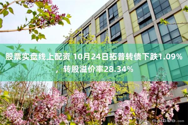 股票实盘线上配资 10月24日拓普转债下跌1.09%，转股溢