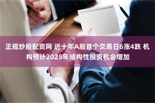 正规炒股配资网 近十年A股首个交易日6涨4跌 机构预计202